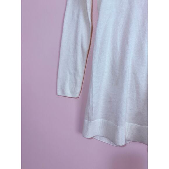 Vimmia Shavasana Reversible Criss Cross Back Sweater Size Large in White - Picture 3 of 5